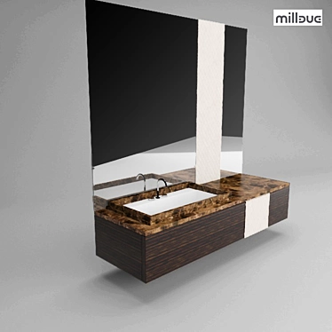 Four Seasons Milldue Vanity 3D model image 1 