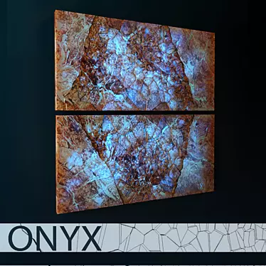 Onyx Panel: Exquisite Elegance 3D model image 1 