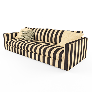 Elegant Flexform Magnum Sofa 3D model image 1 