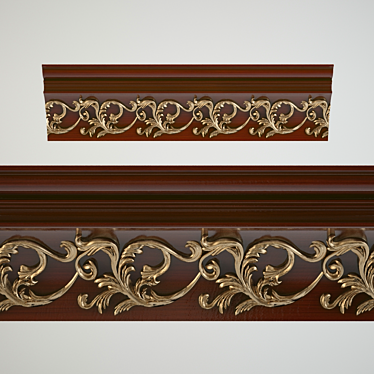 Classic Cornice 3D model image 1 