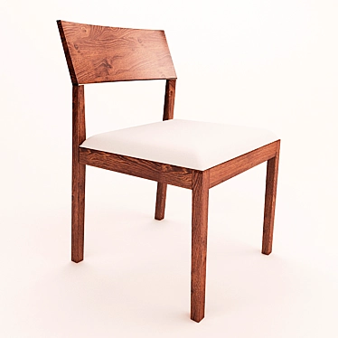 Elegant Tendence Chair: Contemporary Comfort 3D model image 1 