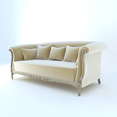 Luxury Savio Firmino Sofa 3D model image 1 