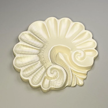 Patterned CNC Shell 3D model image 1 