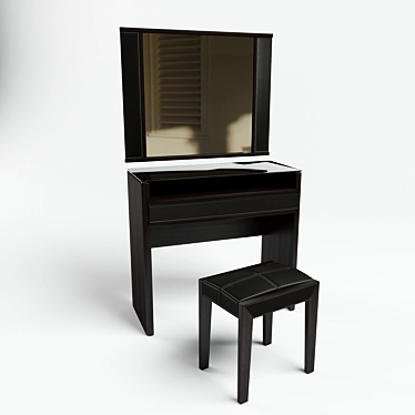 Elegant MD 210 Dressing Table 3D model image 1 