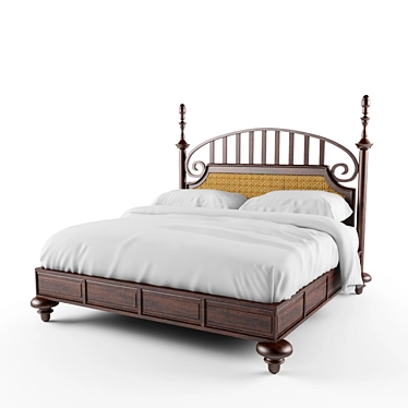 Cozy Dream Bed 3D model image 1 