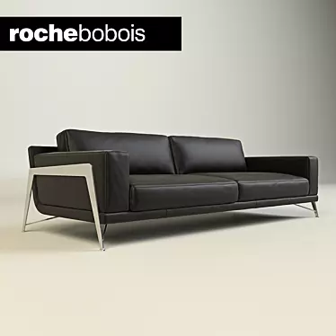 Elegant French-made Roche Bobois Axiome Sofa 3D model image 1 
