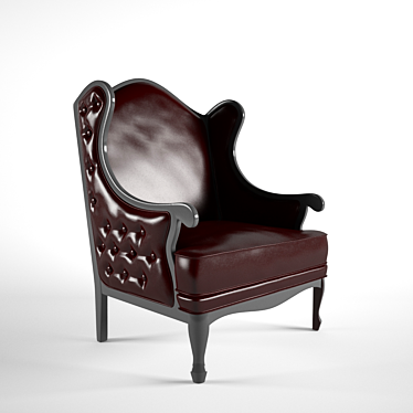 Elegant FIESOLE Armchair by CAVIO 3D model image 1 