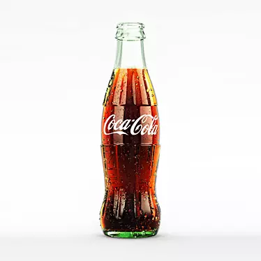 Refreshing CocaCola 0.33L Bottle 3D model image 1 
