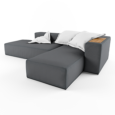 Elegant Aurea Sofa, Modern Design 3D model image 1 