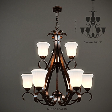 Elegant Illumination by Minka 3D model image 1 