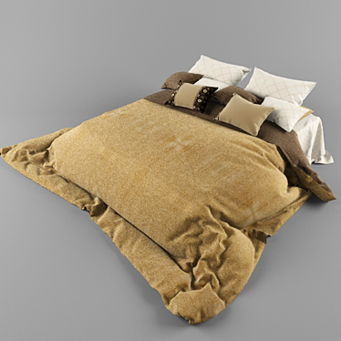 Dreamland Comfort Bed 3D model image 1 