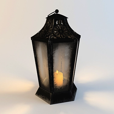 Elegant Illumination: Floor Lamp 3D model image 1 