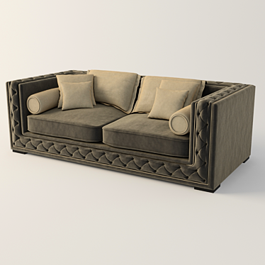 Luxury Zanaboni Atlantique Sofa 3D model image 1 