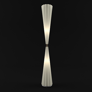 Reflex Angelo Plisse Floor Lamp: Elegant and Modern 3D model image 1 