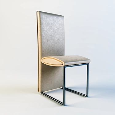 Sleek and Stylish Dining Chair 3D model image 1 