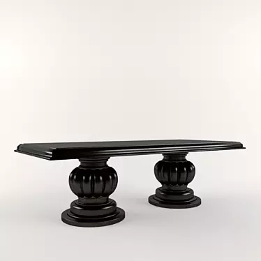 Title: Italian Elegance - Bernazolli Table 3D model image 1 