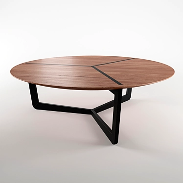 Minimalist Coffee Table T134: Sleek Design, Quality Craftsmanship 3D model image 1 