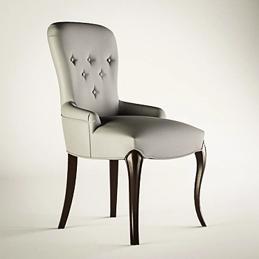 Elegant Renaissance Chair by Angelo Cappellini 3D model image 1 