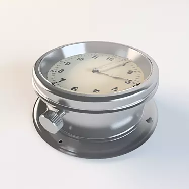Sleek 220mm Diameter Clocks 3D model image 1 