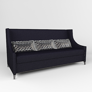 Cozy Comfort Sofa 3D model image 1 