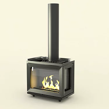 JOTUL I FR 520: The Ultimate Fireplace 3D model image 1 