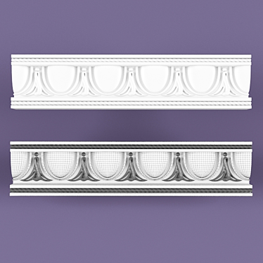 Elegant Molding for Stylish Décor 3D model image 1 