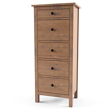 Sleek and Tall: Ikea Hemnes 3D model image 1 