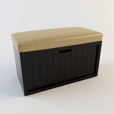 Cozy Knit Pouf (Пуф) 3D model image 1 