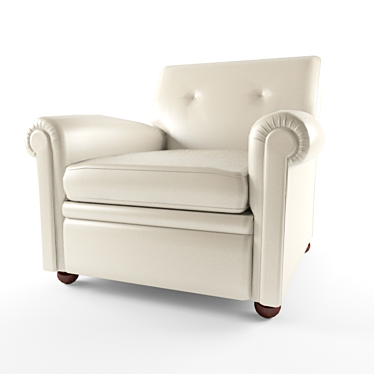 Cozy Aaron Armchair with v-ray 3D model image 1 