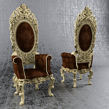 Classic Milano Chair 3D model image 1 