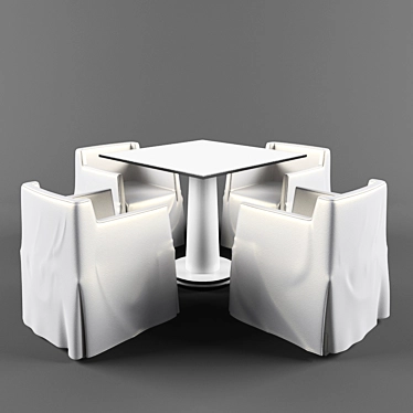 Elegant Chair Covers 3D model image 1 