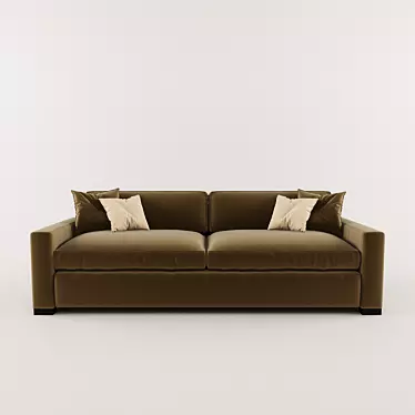 Contemporary Living: Modern Sofa 3D model image 1 
