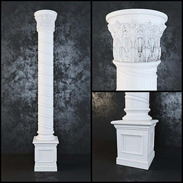 Elegant Column Design 3D model image 1 