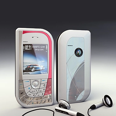 Nokia 7610: Sleek and Powerful 3D model image 1 