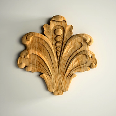 Carved Decorative Cover 3D model image 1 