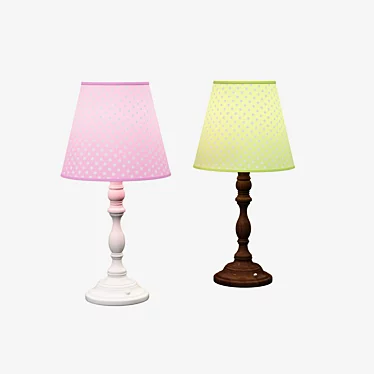 Pottery Barn Kids Payton Lamp Kit 3D model image 1 