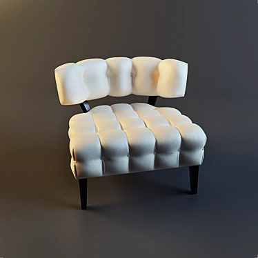 Luxury Leather Chair - IPE Cavalli 3D model image 1 