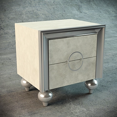 Stylish Bedside Table | Custom-fit Nightstand 3D model image 1 