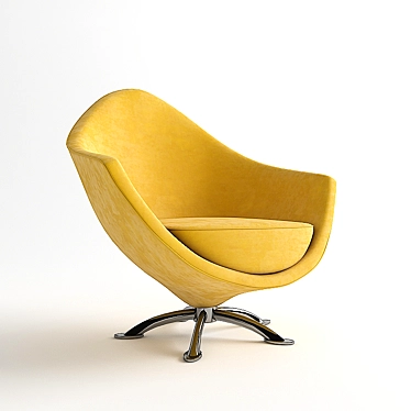 Stylish Astra Armchair: IL LOFT 3D model image 1 