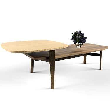 Elegant Italian Coffee Table 3D model image 1 