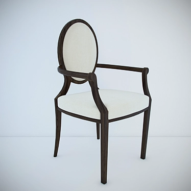 Modern Selva Armchair Hugo 3D model image 1 