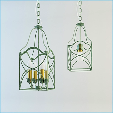 Modern Pendant Lights - FBX Format & 2011 Max Model 3D model image 1 