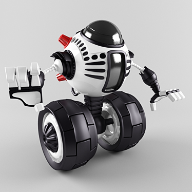 RoboBot: The Ultimate Smart Robot Assistant 3D model image 1 