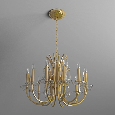 Elegant Faustig Pendant Light 3D model image 1 