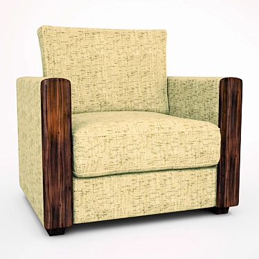 Cozy Comfort Chair 3D model image 1 