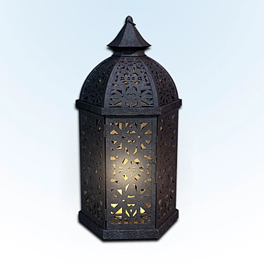 Vintage Lantern 3D model image 1 