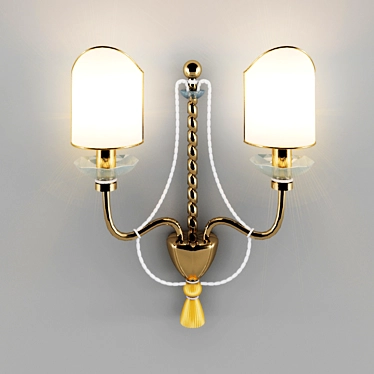 Luxury Contemporary Sconce by Prearo 3D model image 1 