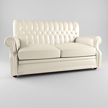 Modern Atom Boston 2-Seater Sofa 3D model image 1 