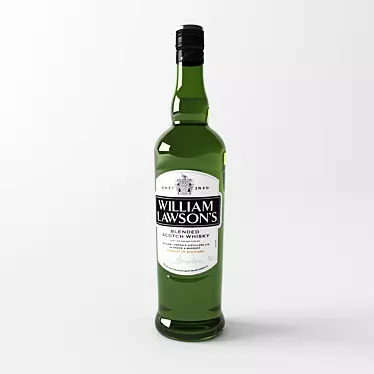 Classic William Lawson's Whisky: 0.7L Bottle 3D model image 1 