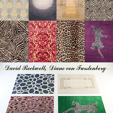 Designer Carpets: Rockwell & von Furstenberg 3D model image 1 